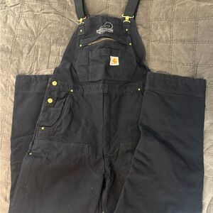 Carhartt Navy Heavy Insulated coveralls